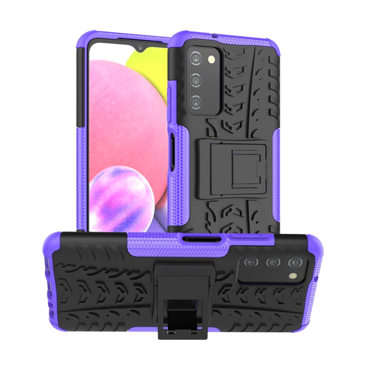 Gomma Texture TPU + Custodia per telefono PC con supporto, For Motorola Moto G Stylus 2022 4G, For Samsung Galaxy A03S 2022 165.8mm US