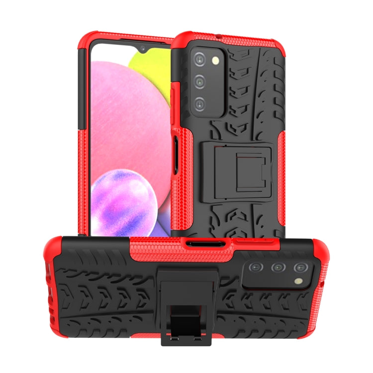 Gomma Texture TPU + Custodia per telefono PC con supporto, For Motorola Moto G Stylus 2022 4G, For Samsung Galaxy A03S 2022 165.8mm US