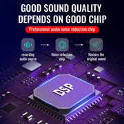 Q66 Heart Pendant Smart HD Riduzione del rumore Penna di registrazione del controllo vocale, 4GB, 8GB, 16GB, 32GB, 64GB