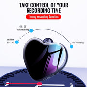 Q66 Heart Pendant Smart HD Riduzione del rumore Penna di registrazione del controllo vocale, 4GB, 8GB, 16GB, 32GB, 64GB