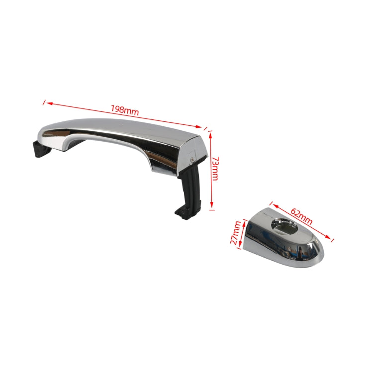 A6849-01 Maniglia esterna per porta anteriore sinistra auto con foro 82651-2P010 per Kia Sorento 2011-2015, A6849-01