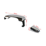 A6849-02 Maniglia esterna per porta posteriore sinistra senza foro 82651-2P010 per Kia Sorento 2011-2015, A6849-02