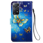 Custodia per telefono in pelle flip orizzontale con motivo dipinto, For Xiaomi Redmi Note 11 Pro 4G / 5G, For Xiaomi Redmi Note 11 Global, For Xiaomi Poco M4 Pro, For Xiaomi Poco M4 Pro 5G