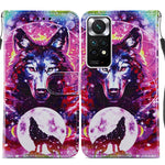 Custodia per telefono in pelle flip orizzontale con motivo dipinto, For Xiaomi Redmi Note 11 Pro 4G / 5G, For Xiaomi Redmi Note 11 Global, For Xiaomi Poco M4 Pro, For Xiaomi Poco M4 Pro 5G