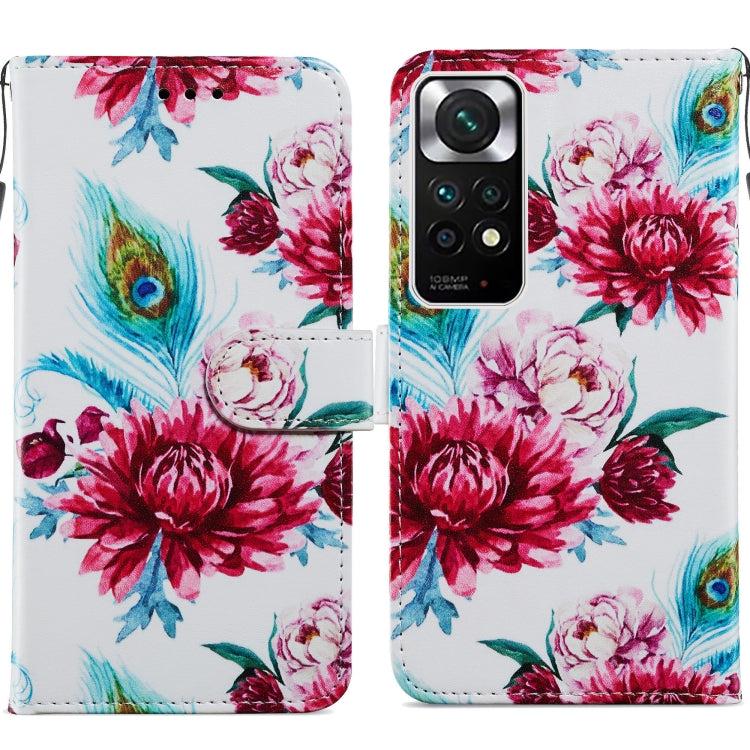 Custodia per telefono in pelle flip orizzontale con motivo dipinto, For Xiaomi Redmi Note 11 Pro 4G / 5G, For Xiaomi Redmi Note 11 Global, For Xiaomi Poco M4 Pro, For Xiaomi Poco M4 Pro 5G