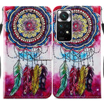 Custodia per telefono in pelle flip orizzontale con motivo dipinto, For Xiaomi Redmi Note 11 Pro 4G / 5G, For Xiaomi Redmi Note 11 Global, For Xiaomi Poco M4 Pro, For Xiaomi Poco M4 Pro 5G