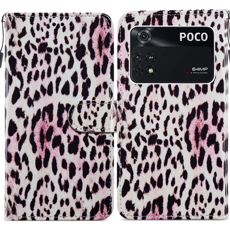 Custodia per telefono in pelle flip orizzontale con motivo dipinto, For Xiaomi Redmi Note 11 Pro 4G / 5G, For Xiaomi Redmi Note 11 Global, For Xiaomi Poco M4 Pro, For Xiaomi Poco M4 Pro 5G