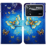 Custodia per telefono in pelle flip orizzontale con motivo dipinto, For Xiaomi Redmi Note 11 Pro 4G / 5G, For Xiaomi Redmi Note 11 Global, For Xiaomi Poco M4 Pro, For Xiaomi Poco M4 Pro 5G