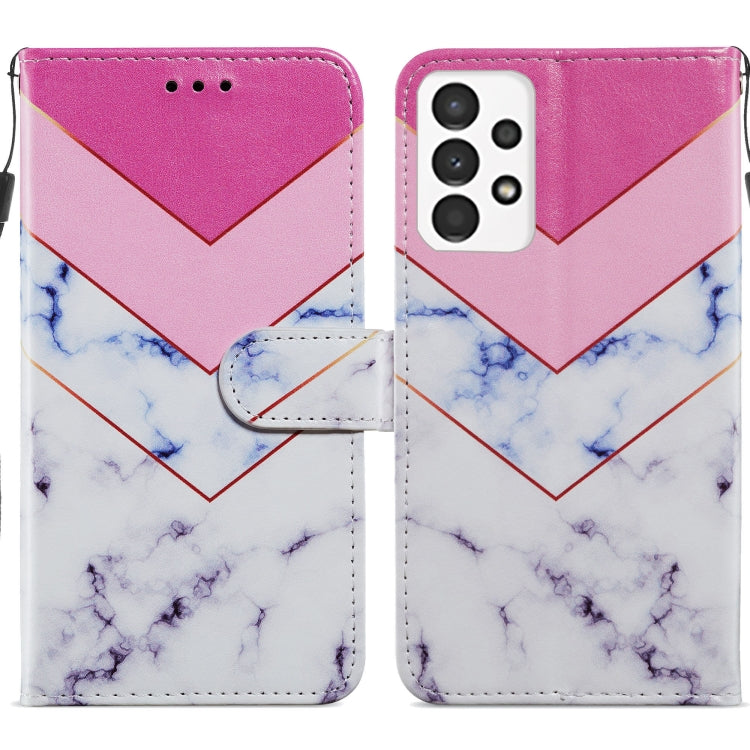 Custodia per telefono in pelle flip orizzontale con motivo dipinto, For Samsung Galaxy A13 4G, For Samsung Galaxy A23
