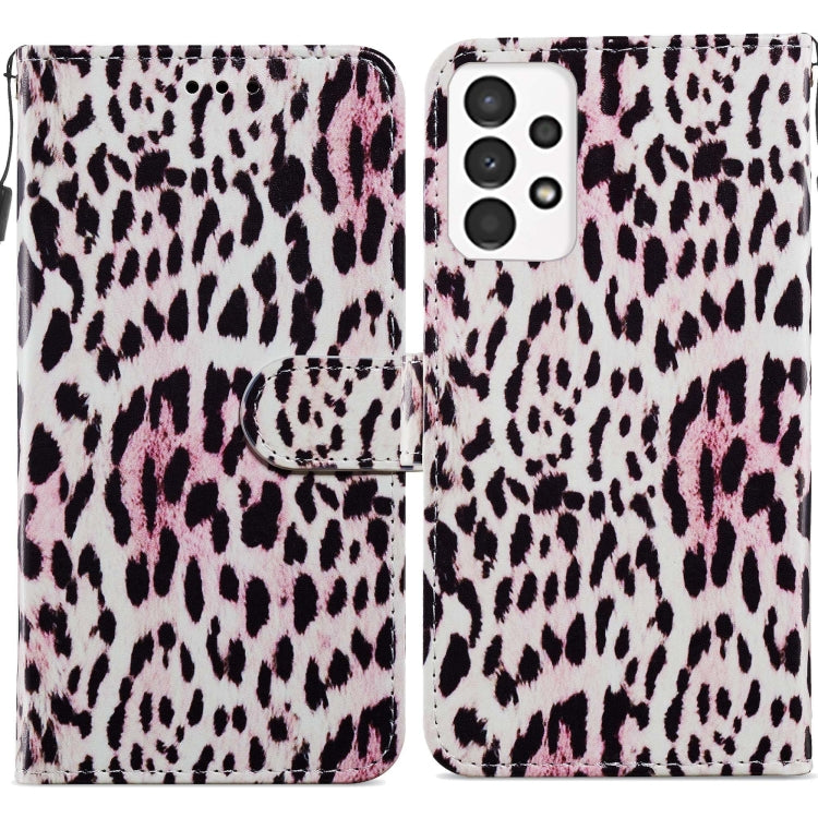 Custodia per telefono in pelle flip orizzontale con motivo dipinto, For Samsung Galaxy A13 4G, For Samsung Galaxy A23