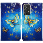 Custodia per telefono in pelle flip orizzontale con motivo dipinto, For Samsung Galaxy A13 4G, For Samsung Galaxy A23