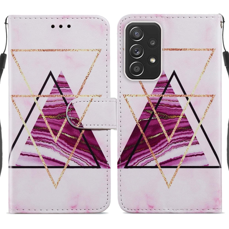 Custodia per telefono in pelle flip orizzontale con motivo dipinto, For Samsung Galaxy A13 4G, For Samsung Galaxy A23