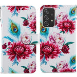 Custodia per telefono in pelle flip orizzontale con motivo dipinto, For Samsung Galaxy A13 4G, For Samsung Galaxy A23