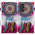 Custodia per telefono in pelle flip orizzontale con motivo dipinto, For Samsung Galaxy A13 4G, For Samsung Galaxy A23