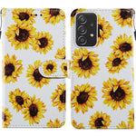 Custodia per telefono in pelle flip orizzontale con motivo dipinto, For Samsung Galaxy A13 4G, For Samsung Galaxy A23
