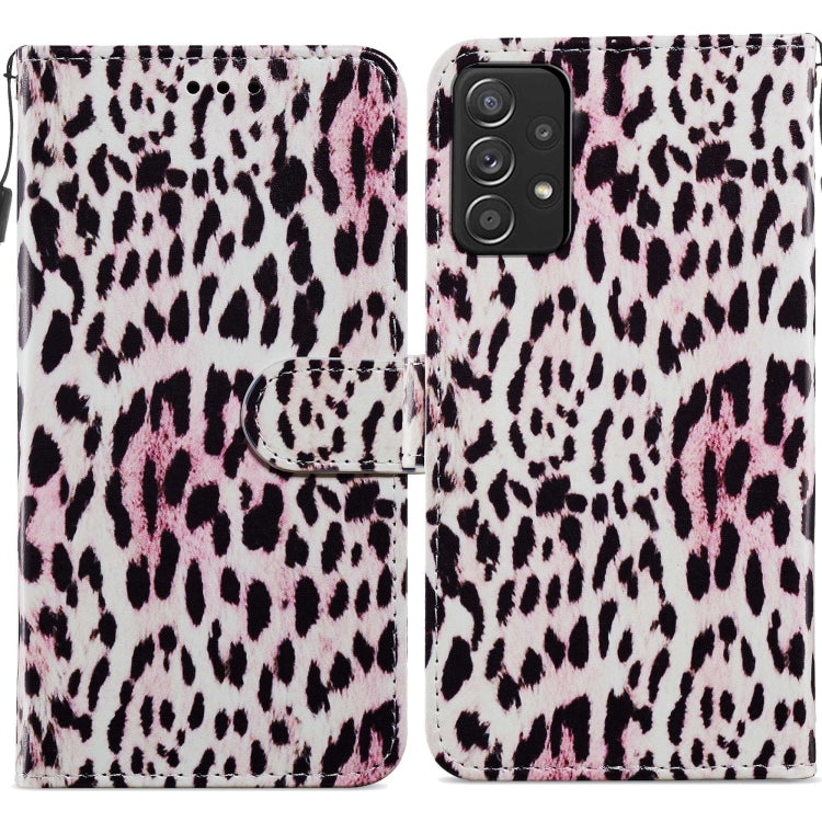 Custodia per telefono in pelle flip orizzontale con motivo dipinto, For Samsung Galaxy A33 5G, For Samsung Galaxy A53 5G