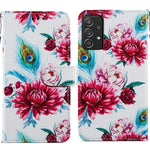 Custodia per telefono in pelle flip orizzontale con motivo dipinto, For Samsung Galaxy A33 5G, For Samsung Galaxy A53 5G