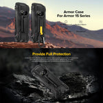 Custodia Ulefone Power Armor 15 con clip e moschettone