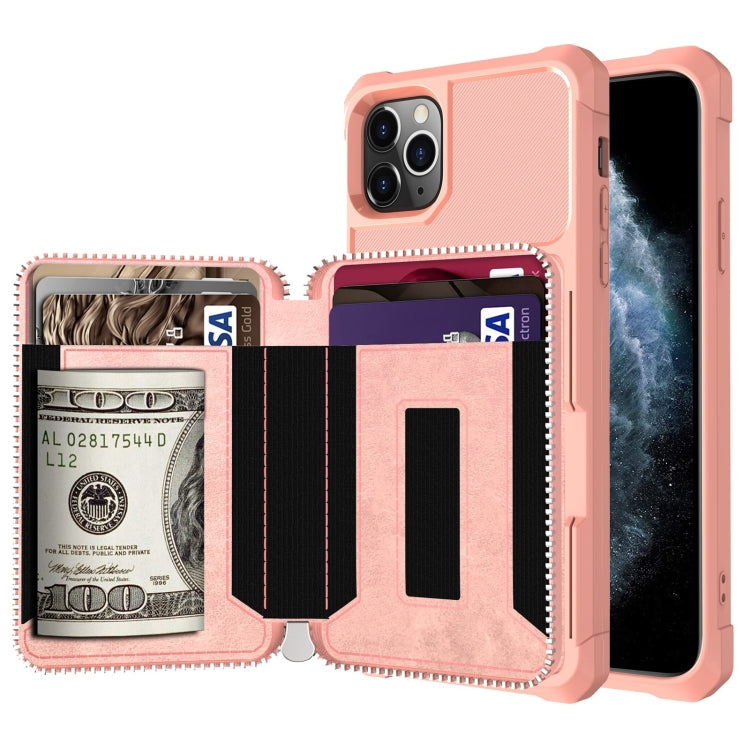 Custodia portafoglio in pelle PU con cerniera per iPhone 12 mini
