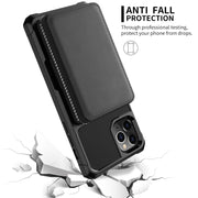 Custodia posteriore in PU per portafoglio con cerniera, For iPhone 11 Pro Max, For iPhone XR, For iPhone XS Max, For iPhone SE 2022 / SE 2020 / 7 / 8 / 6 / 6s