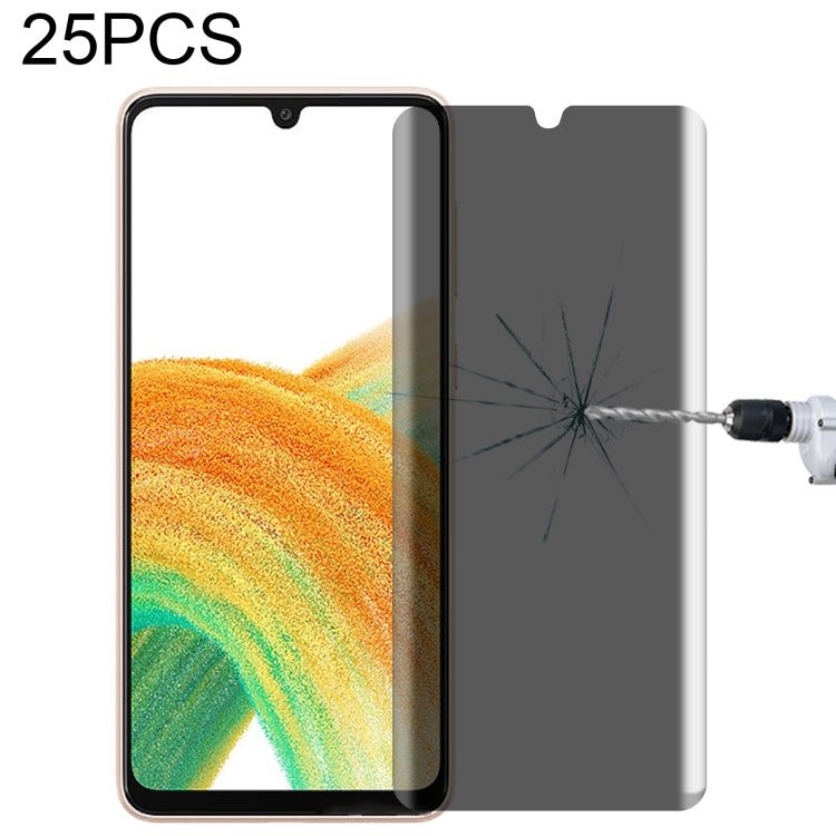 Pellicola in vetro temperato anti-spia a copertura totale da 25 pezzi, For Samsung Galaxy A53 5G(25 PCS), For Samsung Galaxy A33 5G(25 PCS)