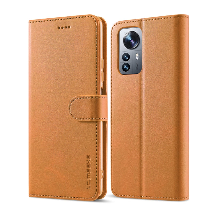 LC.IMEEKE Custodia per cellulare in pelle di vitello, For Samsung Galaxy A03 164mm, For Xiaomi 12 Pro/12S Pro, For Xiaomi 12/12X/12S