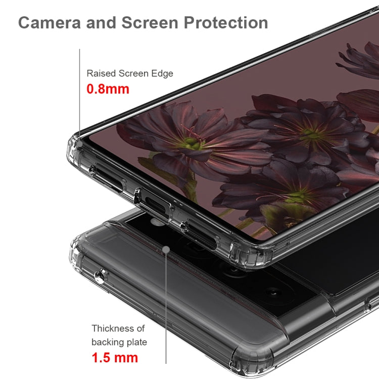 TPU antigraffio + custodia protettiva in acrilico, For Google Pixel 7 Pro, For Google Pixel 7