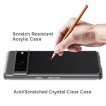 TPU antigraffio + custodia protettiva in acrilico, For Google Pixel 7 Pro, For Google Pixel 7