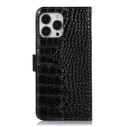 Custodia per telefono in pelle di vacchetta di coccodrillo, For iPhone 13 Pro, For iPhone 13 Pro Max, For iPhone 12 Pro Max