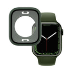 PC + custodia per orologio impermeabile con pellicola in vetro temperato con coperchio inferiore per Apple Watch Series, 9 / 8 / 7 41mm, 9 / 8 / 7 45mm