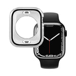 PC + custodia per orologio impermeabile con pellicola in vetro temperato con coperchio inferiore per Apple Watch Series, 9 / 8 / 7 41mm, 9 / 8 / 7 45mm