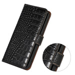 Custodia per telefono in pelle di vacchetta di coccodrillo, For Xiaomi Redmi 10C / 10 India, For Xiaomi Redmi K40S, For Xiaomi Redmi K50 / K50 Pro, For Xiaomi Redmi K50 Gaming, For Xiaomi Redmi Note 11 4G/11S 4G Global                                  ...