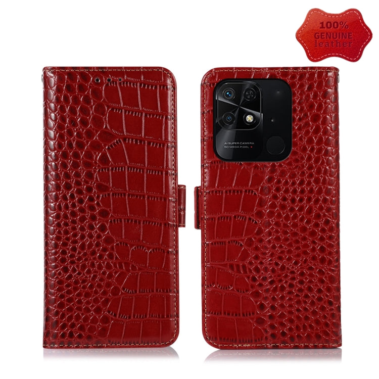 Custodia per telefono in pelle di vacchetta di coccodrillo, For Xiaomi Redmi 10C / 10 India, For Xiaomi Redmi K40S, For Xiaomi Redmi K50 / K50 Pro, For Xiaomi Redmi K50 Gaming, For Xiaomi Redmi Note 11 4G/11S 4G Global                                  ...