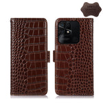 Custodia per telefono in pelle di vacchetta di coccodrillo, For Xiaomi Redmi 10C / 10 India, For Xiaomi Redmi K40S, For Xiaomi Redmi K50 / K50 Pro, For Xiaomi Redmi K50 Gaming, For Xiaomi Redmi Note 11 4G/11S 4G Global                                  ...