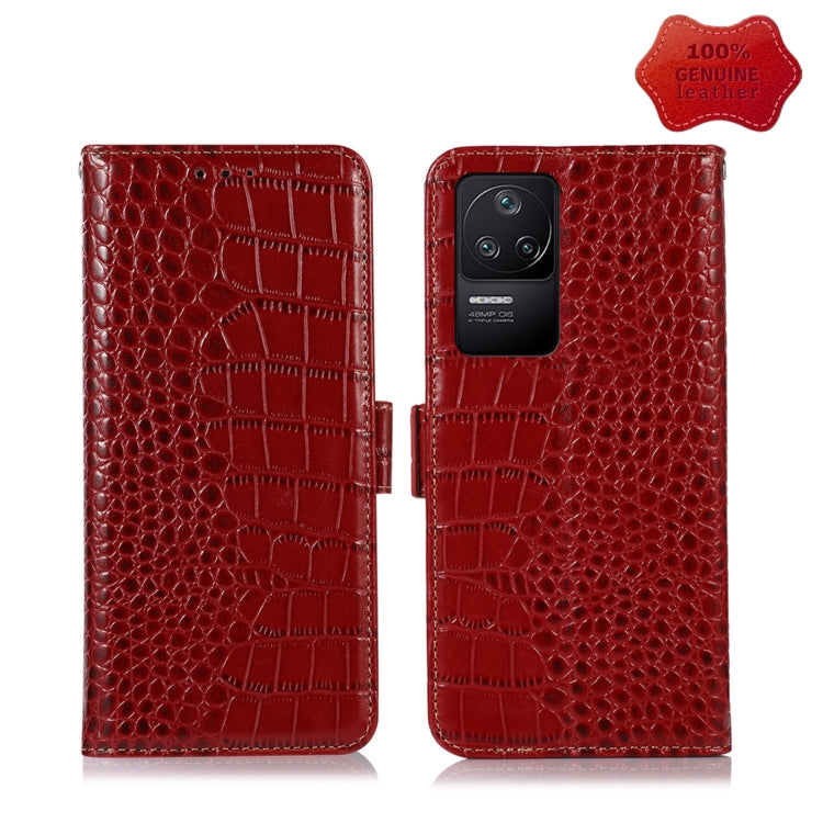 Custodia per telefono in pelle di vacchetta di coccodrillo, For Xiaomi Redmi 10C / 10 India, For Xiaomi Redmi K40S, For Xiaomi Redmi K50 / K50 Pro, For Xiaomi Redmi K50 Gaming, For Xiaomi Redmi Note 11 4G/11S 4G Global                                  ...