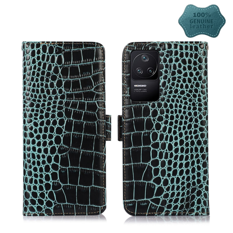 Custodia per telefono in pelle di vacchetta di coccodrillo, For Xiaomi Redmi 10C / 10 India, For Xiaomi Redmi K40S, For Xiaomi Redmi K50 / K50 Pro, For Xiaomi Redmi K50 Gaming, For Xiaomi Redmi Note 11 4G/11S 4G Global                                  ...