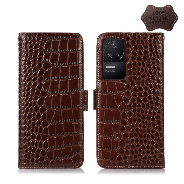 Custodia per telefono in pelle di vacchetta di coccodrillo, For Xiaomi Redmi 10C / 10 India, For Xiaomi Redmi K40S, For Xiaomi Redmi K50 / K50 Pro, For Xiaomi Redmi K50 Gaming, For Xiaomi Redmi Note 11 4G/11S 4G Global                                  ...