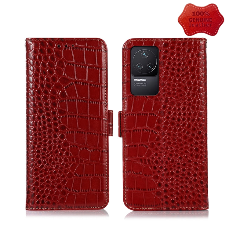 Custodia per telefono in pelle di vacchetta di coccodrillo, For Xiaomi Redmi 10C / 10 India, For Xiaomi Redmi K40S, For Xiaomi Redmi K50 / K50 Pro, For Xiaomi Redmi K50 Gaming, For Xiaomi Redmi Note 11 4G/11S 4G Global                                  ...