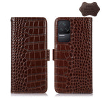 Custodia per telefono in pelle di vacchetta di coccodrillo, For Xiaomi Redmi 10C / 10 India, For Xiaomi Redmi K40S, For Xiaomi Redmi K50 / K50 Pro, For Xiaomi Redmi K50 Gaming, For Xiaomi Redmi Note 11 4G/11S 4G Global                                  ...