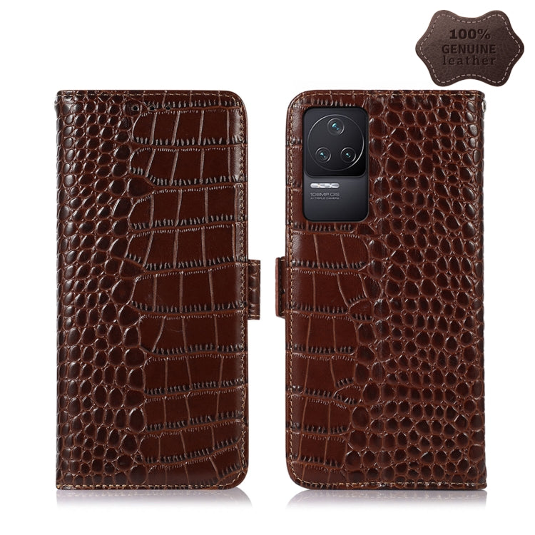 Custodia per telefono in pelle di vacchetta di coccodrillo, For Xiaomi Redmi 10C / 10 India, For Xiaomi Redmi K40S, For Xiaomi Redmi K50 / K50 Pro, For Xiaomi Redmi K50 Gaming, For Xiaomi Redmi Note 11 4G/11S 4G Global                                  ...
