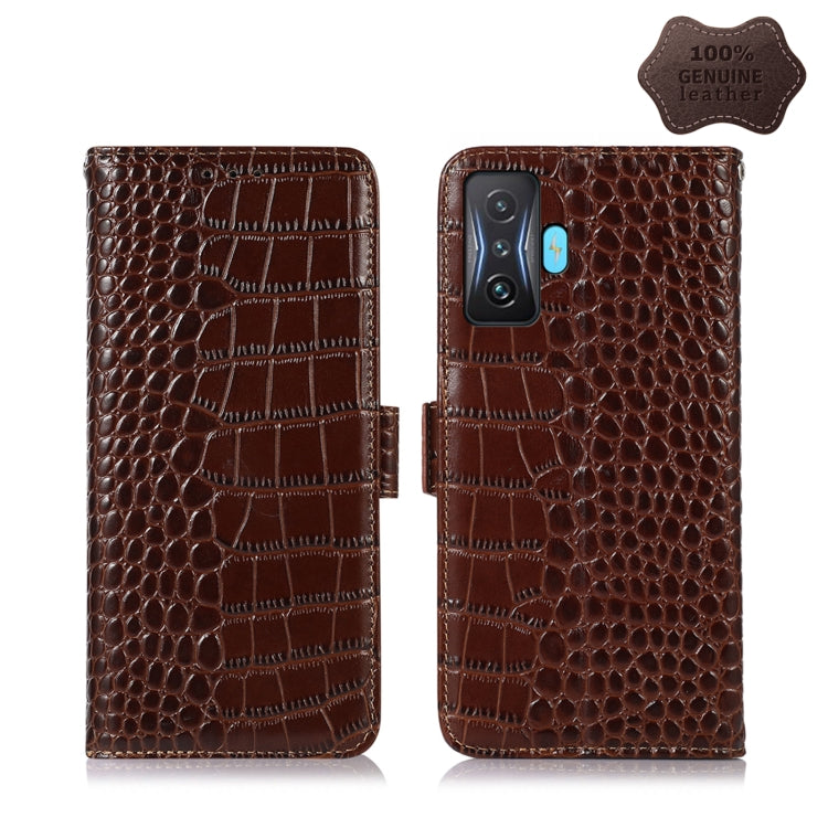 Custodia per telefono in pelle di vacchetta di coccodrillo, For Xiaomi Redmi 10C / 10 India, For Xiaomi Redmi K40S, For Xiaomi Redmi K50 / K50 Pro, For Xiaomi Redmi K50 Gaming, For Xiaomi Redmi Note 11 4G/11S 4G Global                                  ...