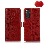 Custodia per telefono in pelle di vacchetta di coccodrillo, For Xiaomi Redmi 10C / 10 India, For Xiaomi Redmi K40S, For Xiaomi Redmi K50 / K50 Pro, For Xiaomi Redmi K50 Gaming, For Xiaomi Redmi Note 11 4G/11S 4G Global                                  ...