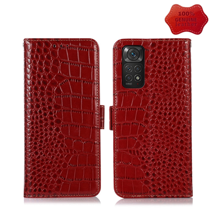 Custodia per telefono in pelle di vacchetta di coccodrillo, For Xiaomi Redmi 10C / 10 India, For Xiaomi Redmi K40S, For Xiaomi Redmi K50 / K50 Pro, For Xiaomi Redmi K50 Gaming, For Xiaomi Redmi Note 11 4G/11S 4G Global                                  ...