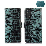 Custodia per telefono in pelle di vacchetta di coccodrillo, For Xiaomi Redmi 10C / 10 India, For Xiaomi Redmi K40S, For Xiaomi Redmi K50 / K50 Pro, For Xiaomi Redmi K50 Gaming, For Xiaomi Redmi Note 11 4G/11S 4G Global                                  ...