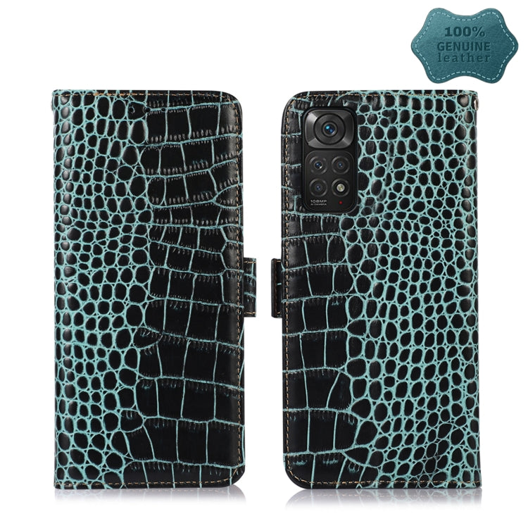 Custodia per telefono in pelle di vacchetta di coccodrillo, For Xiaomi Redmi 10C / 10 India, For Xiaomi Redmi K40S, For Xiaomi Redmi K50 / K50 Pro, For Xiaomi Redmi K50 Gaming, For Xiaomi Redmi Note 11 4G/11S 4G Global                                  ...