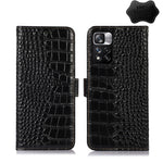 Custodia per telefono in pelle di vacchetta di coccodrillo, For Xiaomi Redmi 10C / 10 India, For Xiaomi Redmi K40S, For Xiaomi Redmi K50 / K50 Pro, For Xiaomi Redmi K50 Gaming, For Xiaomi Redmi Note 11 4G/11S 4G Global                                  ...
