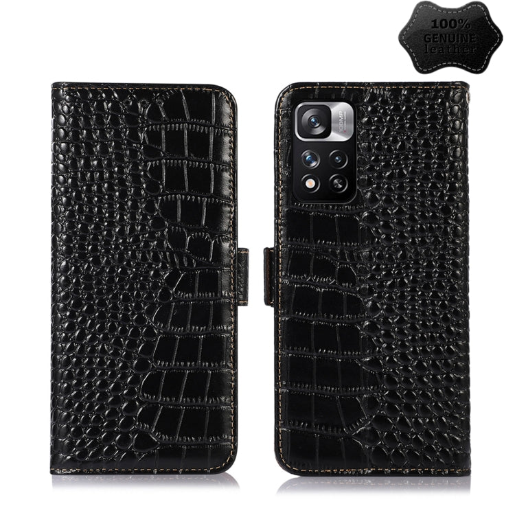 Custodia per telefono in pelle di vacchetta di coccodrillo, For Xiaomi Redmi 10C / 10 India, For Xiaomi Redmi K40S, For Xiaomi Redmi K50 / K50 Pro, For Xiaomi Redmi K50 Gaming, For Xiaomi Redmi Note 11 4G/11S 4G Global                                  ...