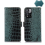 Custodia per telefono in pelle di vacchetta di coccodrillo, For Xiaomi Redmi 10C / 10 India, For Xiaomi Redmi K40S, For Xiaomi Redmi K50 / K50 Pro, For Xiaomi Redmi K50 Gaming, For Xiaomi Redmi Note 11 4G/11S 4G Global                                  ...
