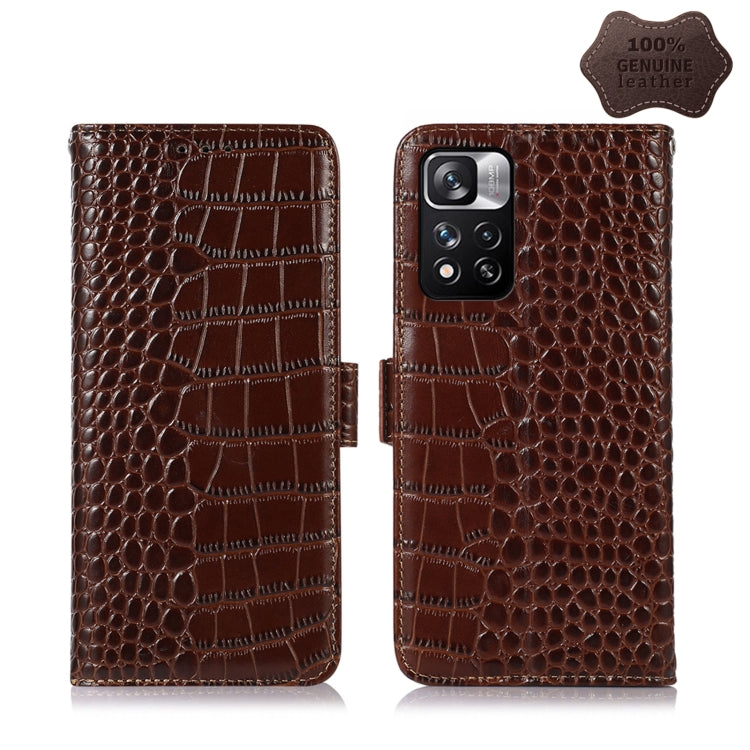 Custodia per telefono in pelle di vacchetta di coccodrillo, For Xiaomi Redmi 10C / 10 India, For Xiaomi Redmi K40S, For Xiaomi Redmi K50 / K50 Pro, For Xiaomi Redmi K50 Gaming, For Xiaomi Redmi Note 11 4G/11S 4G Global                                  ...