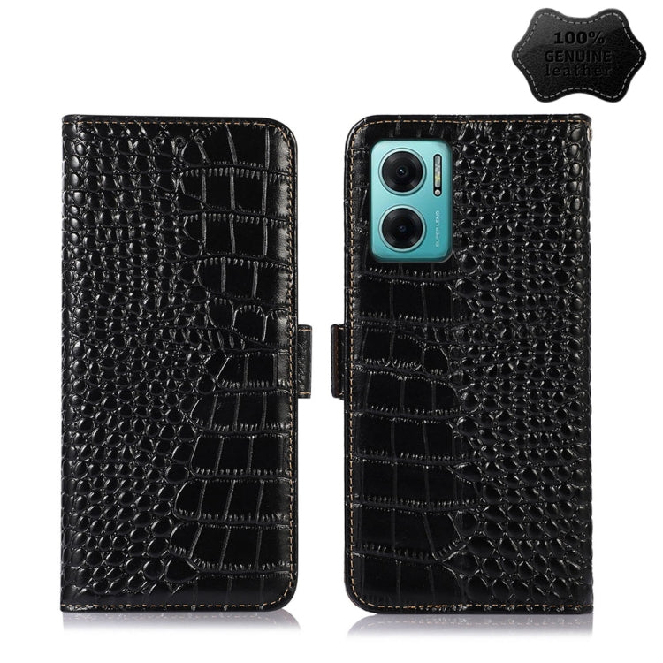 Custodia per telefono in pelle di vacchetta di coccodrillo, For Xiaomi Redmi Note 11E / 10 5G, For Xiaomi Poco M4 Pro 4G, For Xiaomi Poco X4 Pro 5G